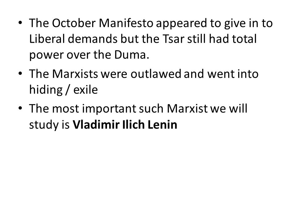 October Manifesto